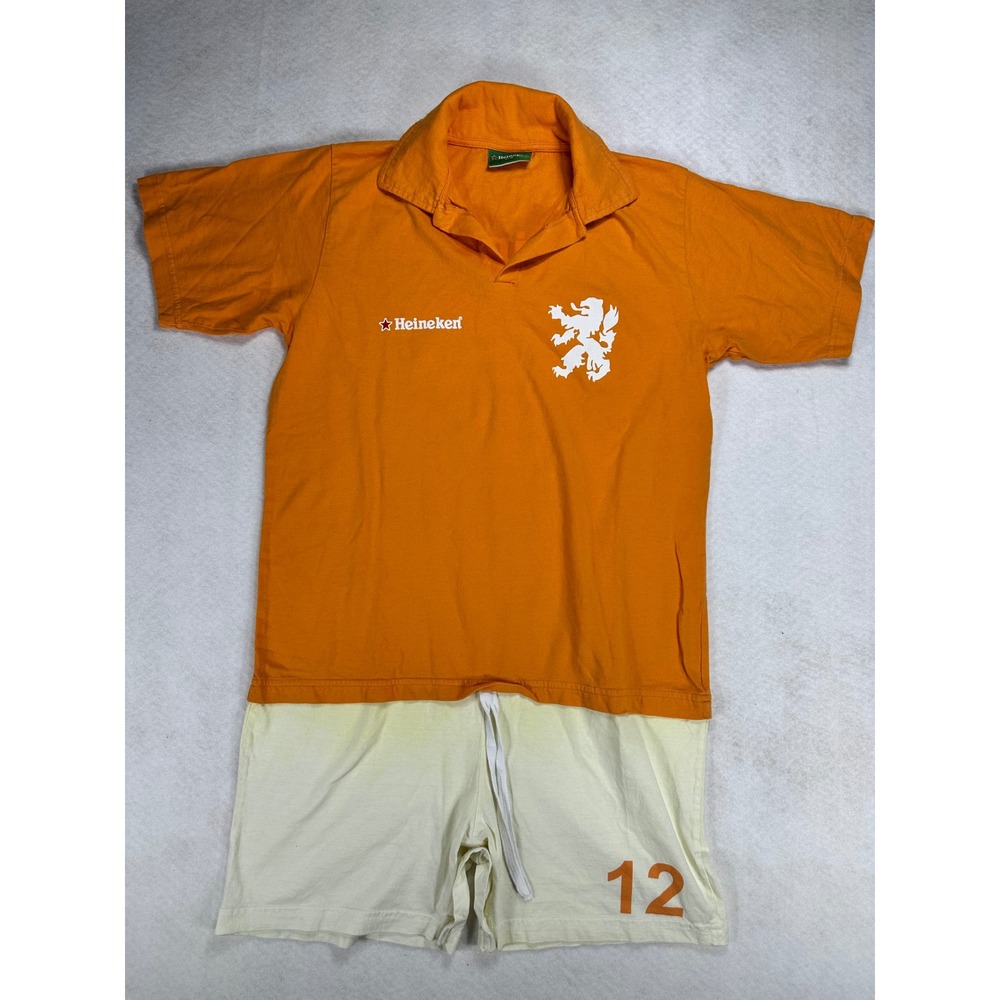 Rare Vintage Heineken Netherlands Soccer 2012 Pilsjama Romper Size S/M